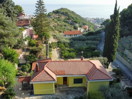 Villa with Sea View , garden and olive grove