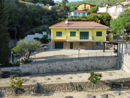 Villa with Sea View , garden and olive grove
